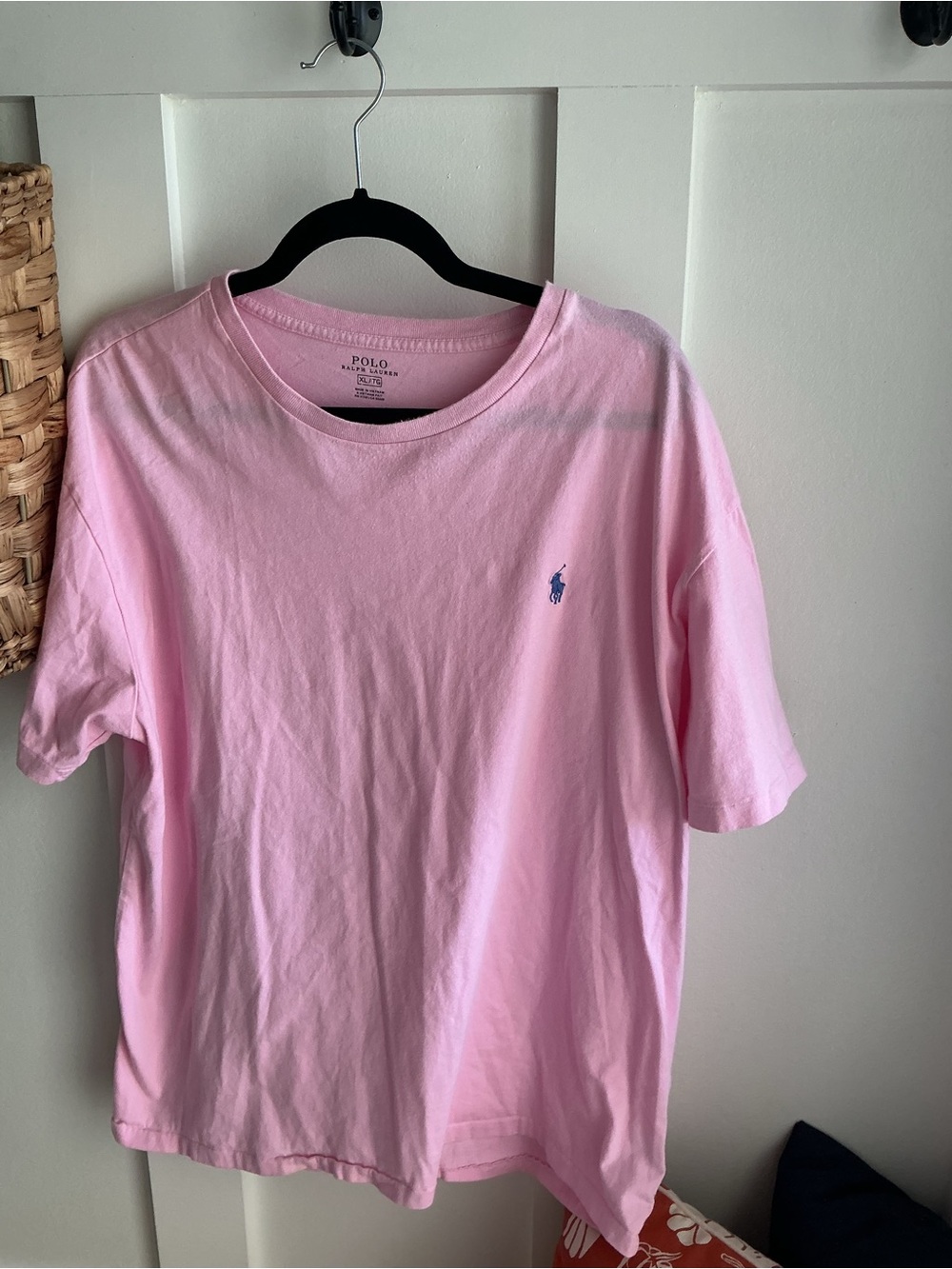 Polo by Ralph Lauren Light Pink Short Sleeve Crewneck Tee